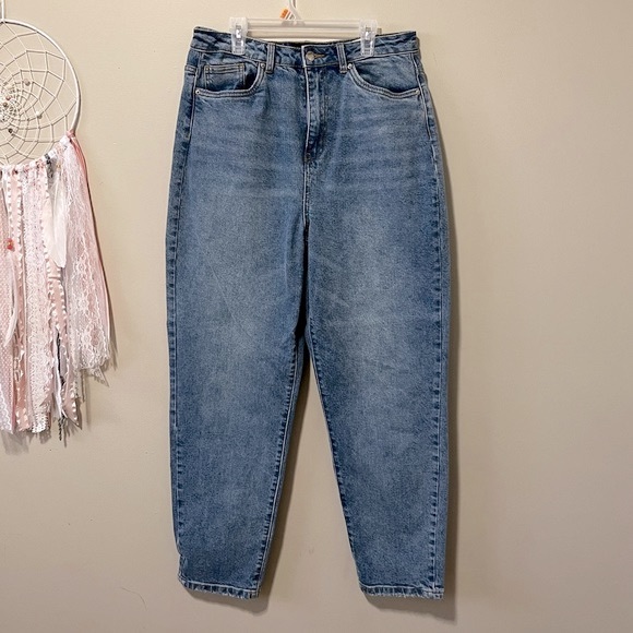 vero moda zoe super high waist mom denim jeans - Picture 13 of 14